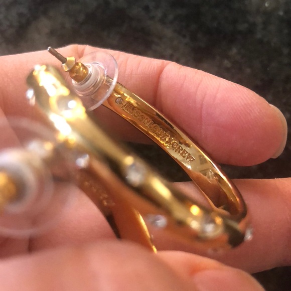 Alison Lou for jcrew hoop earrings - Picture 3 of 3